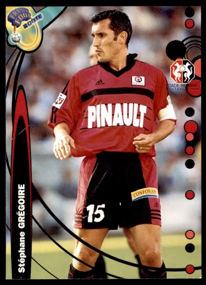 DS France Foot 1999-2000 Division 1 - Stephane Gregoire - Rennes