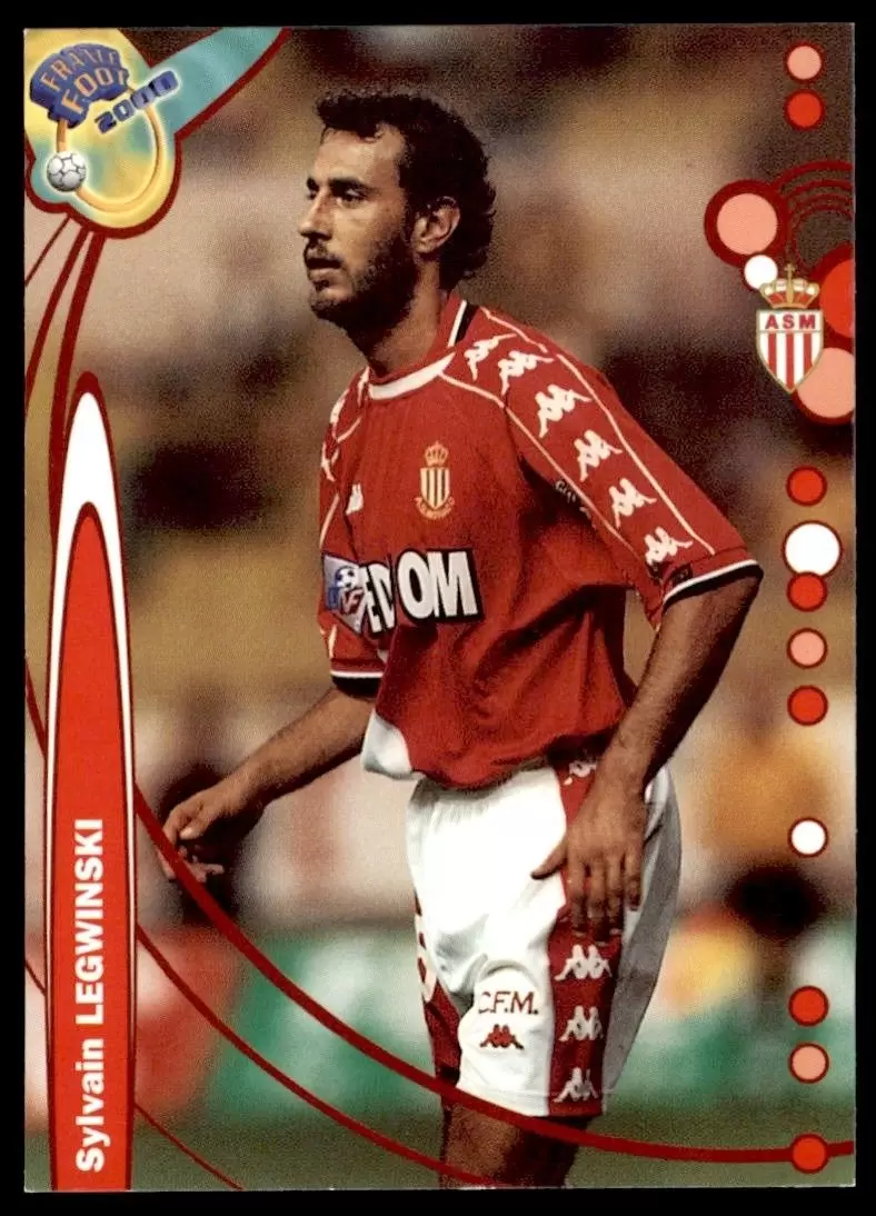 DS France Foot 1999-2000 Division 1 - Sylvain Legwinski - AS Monaco