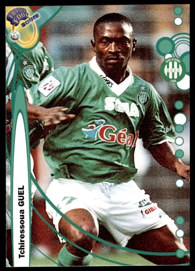 DS France Foot 1999-2000 Division 1 - Tchiressoua Guel - AS Saint-Etienne