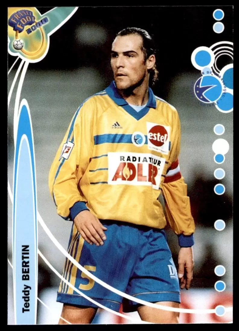 DS France Foot 1999-2000 Division 1 - Teddy Bertin - RC Strasbourg