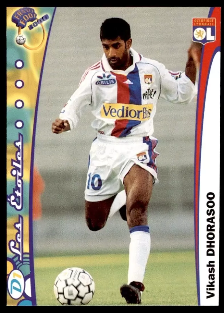 DS France Foot 1999-2000 Division 1 - Vikash Dhorasoo - Lyon