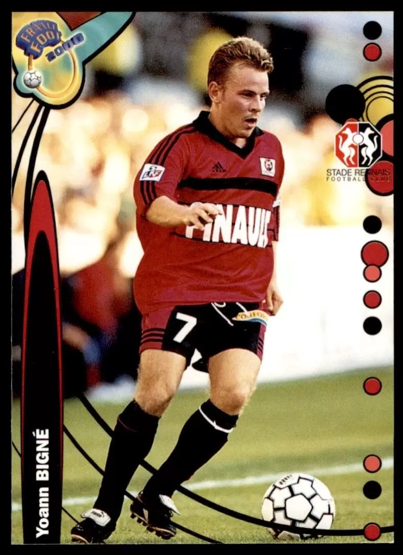 DS France Foot 1999-2000 Division 1 - Yoann Bigne - Rennes