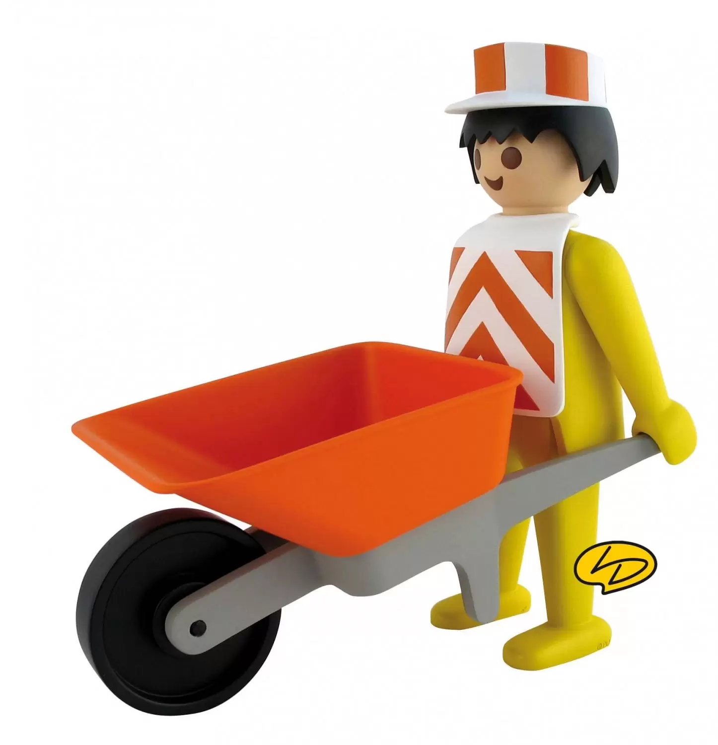 Playmobil Leblon Delienne - Worker with wheelbarrow