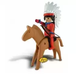 Le chef indien sur son cheval