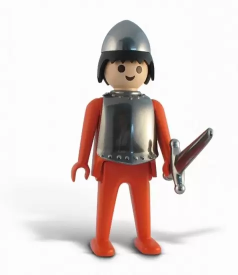 Playmobil Leblon Delienne - Le chevalier rouge avec épée