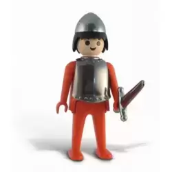 Le chevalier rouge avec épée