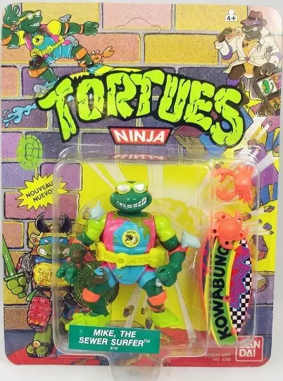 Les Tortues Ninja (1988 à 1997) - Disguised Mike, the sewer surfer