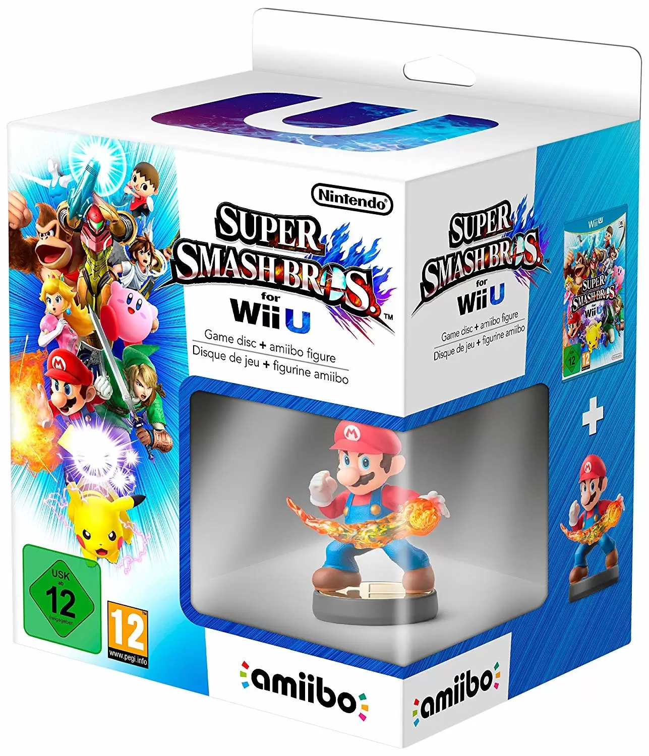 Jeux Wii U - Super Smash Bros For Wii U + Amiibo Mario