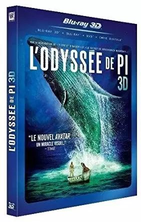 Autres Films - L\'odyssée de Pi Combo Blu-ray 3D + 2D + DVD