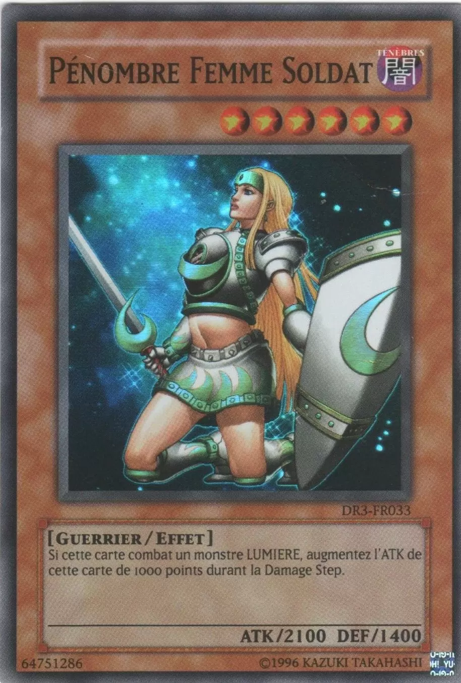 Sombre Révélation Volume 3 DR3 - Pénombre Femme Soldat