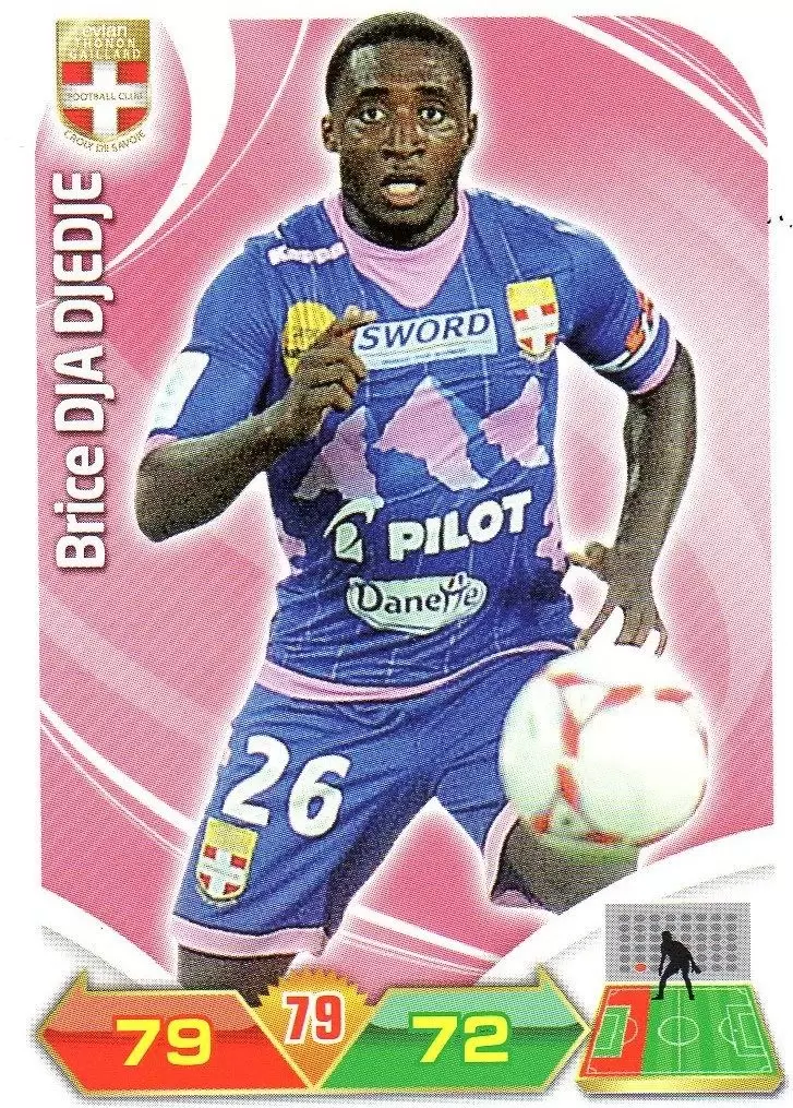 Adrenalyn XL 2012-2013 - Brice Dja Djedje - Evian