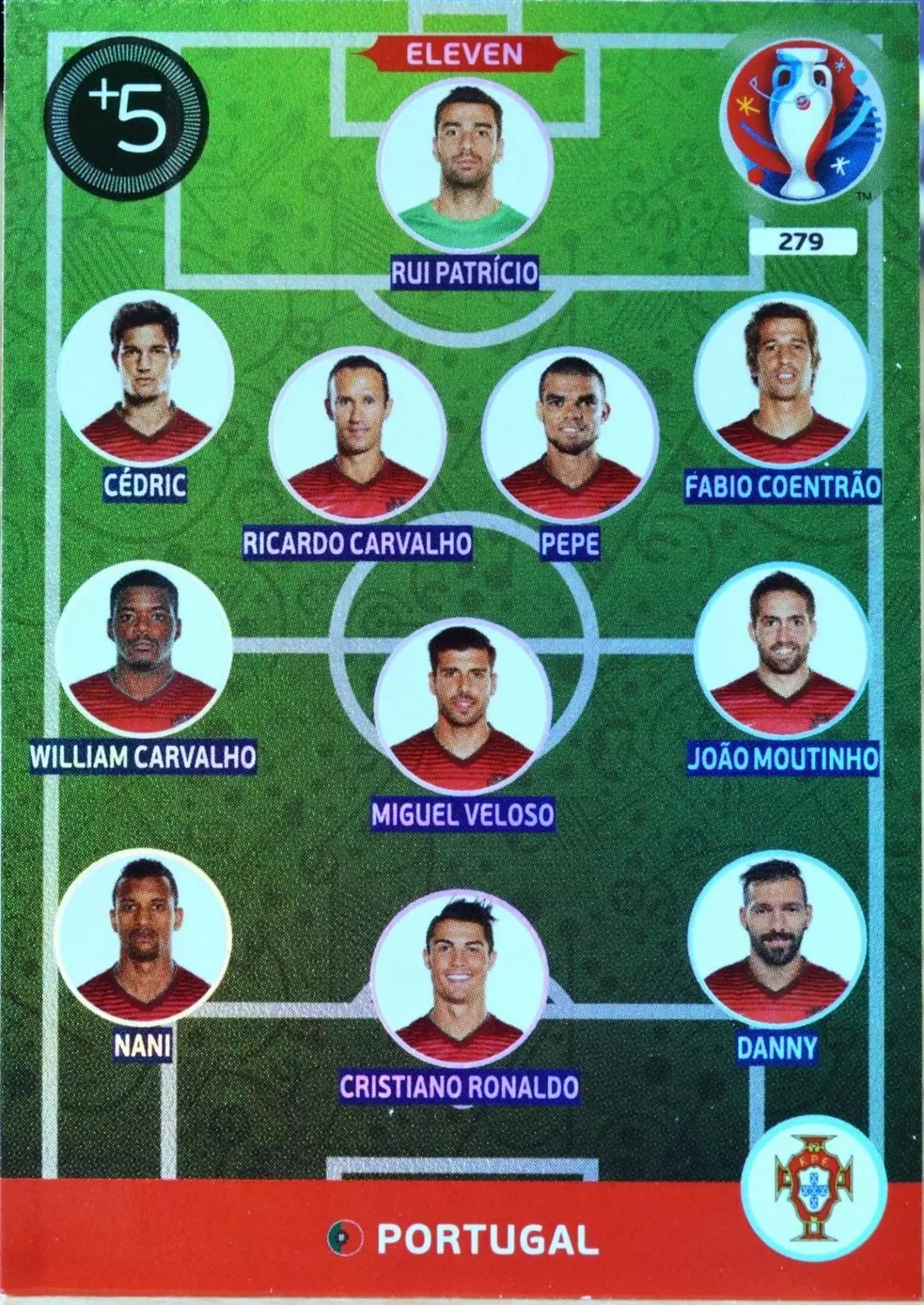 Adrenalyn XL - Euro 2016 - Eleven - Portugal