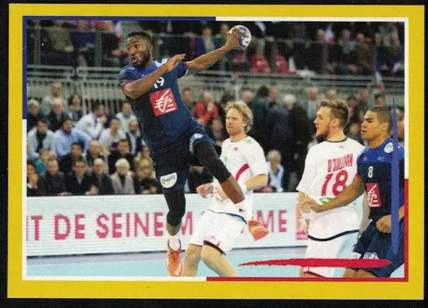 Handball France 2017 - Luc  Abalo - Daniel   Narcisse - 	Les Ailiers - Le Jeu de L\'Équipe de France Masculine