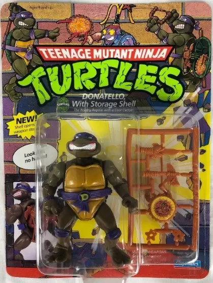 Vintage Teenage Mutant Ninja Turtles (TMNT) - Donatello with storage shell