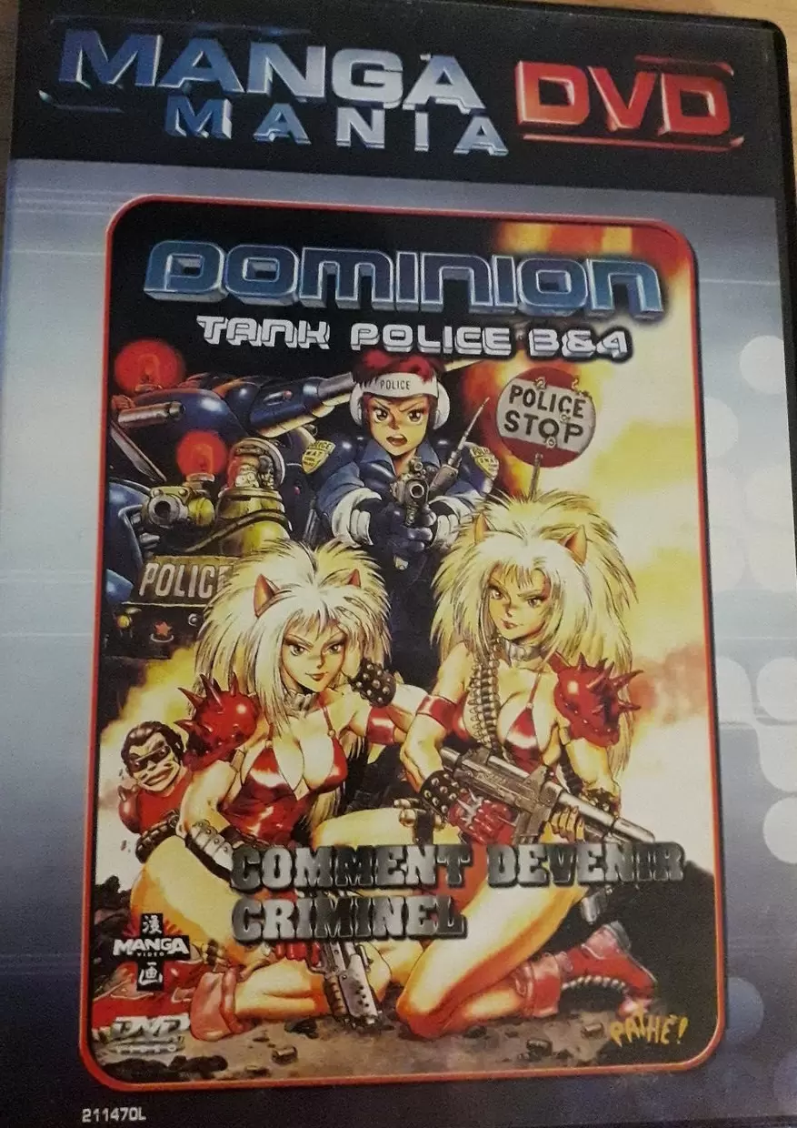 Manga Mania DVD - Dominion Volume 3 et Volume 4