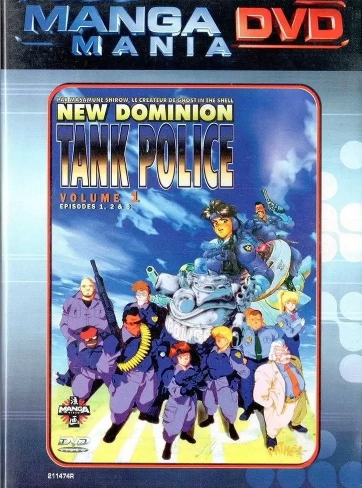 Manga Mania DVD - Tank Police New Dominion Volume 1
