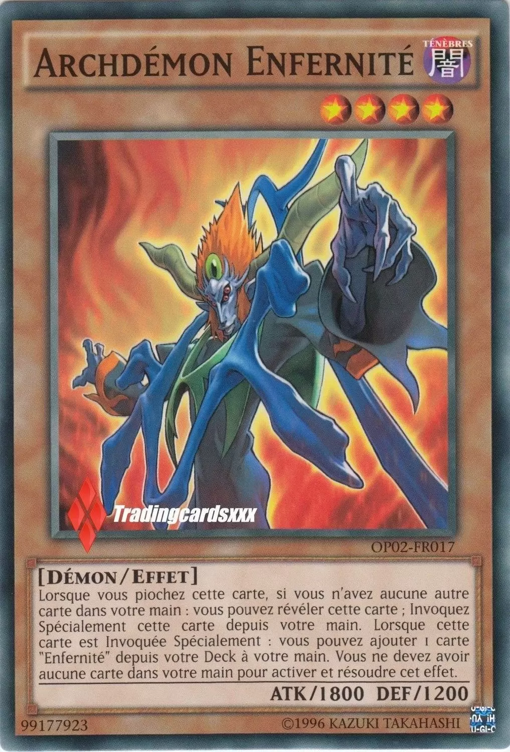 OTS Pack de Tournoi 2 OP02 - Archdémon Enfernité