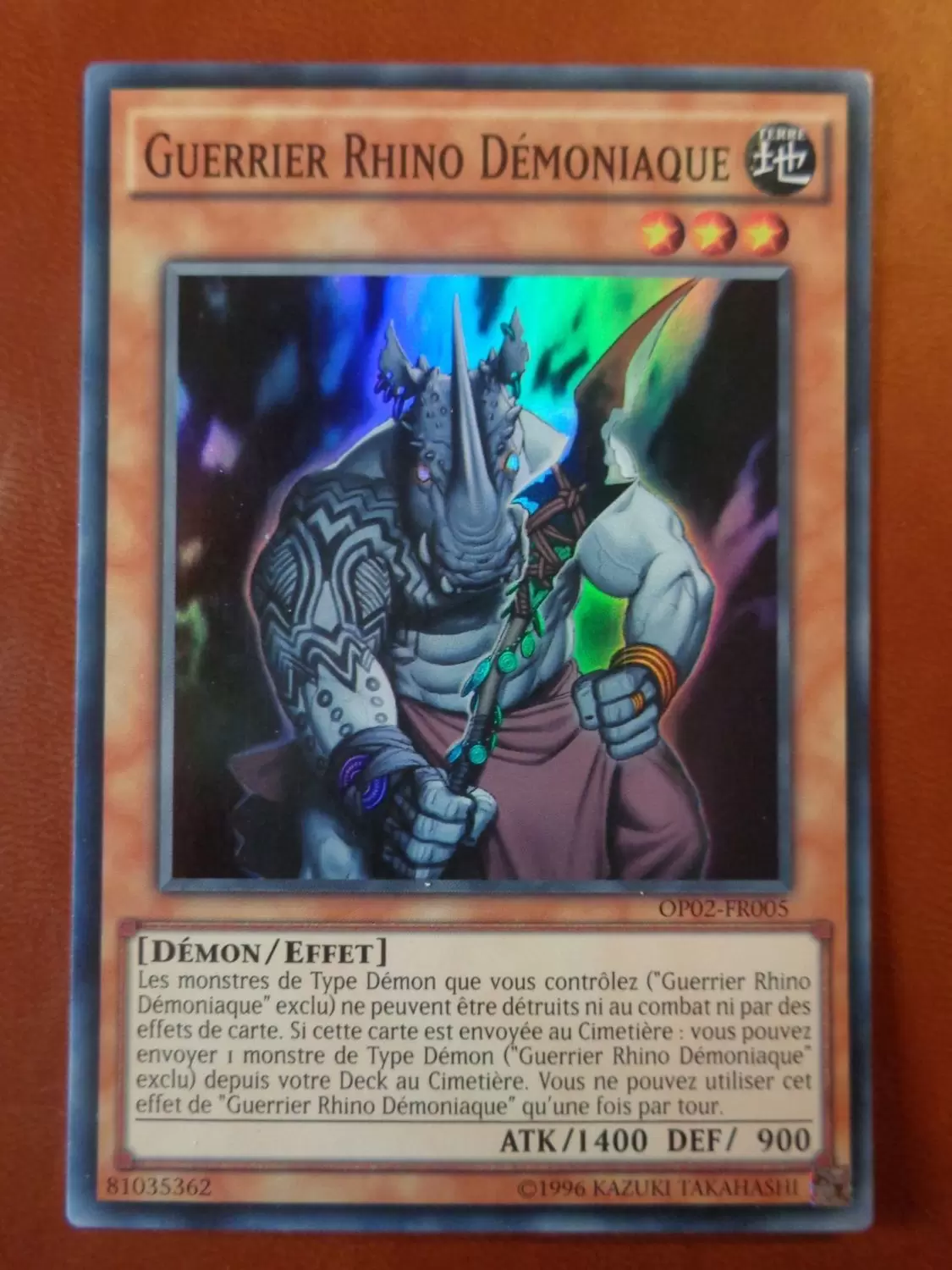 OTS Pack de Tournoi 2 OP02 - Guerrier Rhino Démoniaque