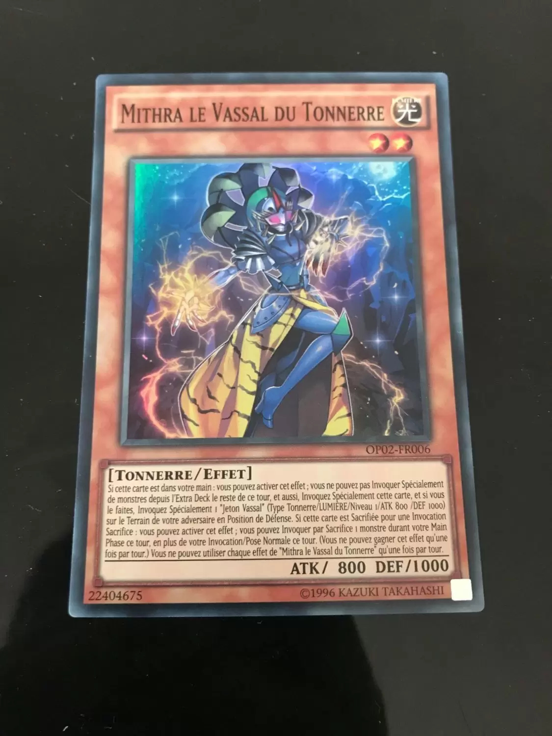 OTS Pack de Tournoi 2 OP02 - Mithra le Vassal du Tonnerre