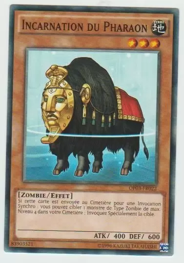 OTS Pack de Tournoi 3 OP03 - Incarnation du Pharaon