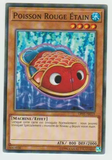 OTS Pack de Tournoi 5 OP05 - Poisson Rouge Étain