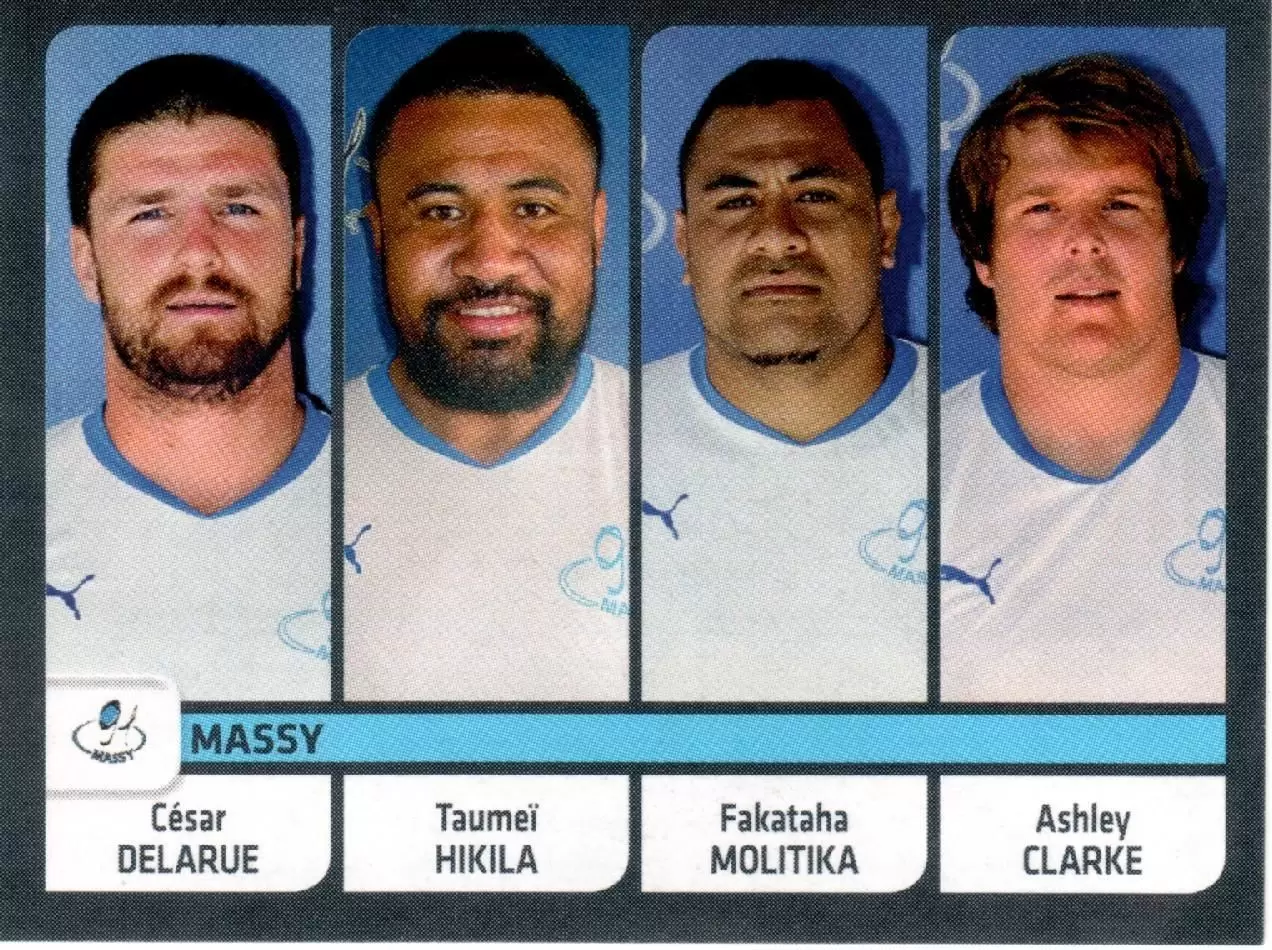Rugby 2012-2013 - César Delarue - Taumeï Hikila - Fakataha Molitika - Ashley Clarke - Rugby Club Massy Essonne