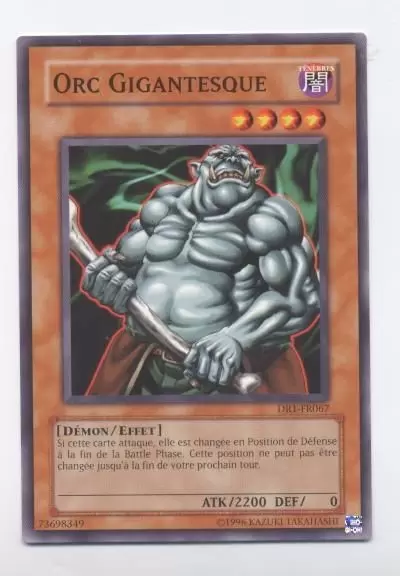 Sombre Révélation Volume 1 DR1 - Orc Gigantesque