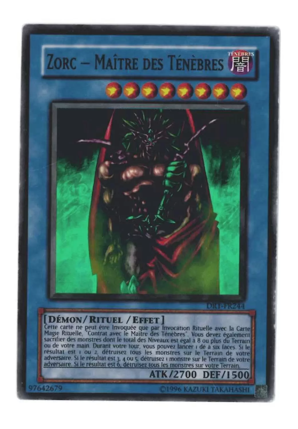 Sombre Révélation Volume 1 DR1 - Zorc - Maître des Ténèbres