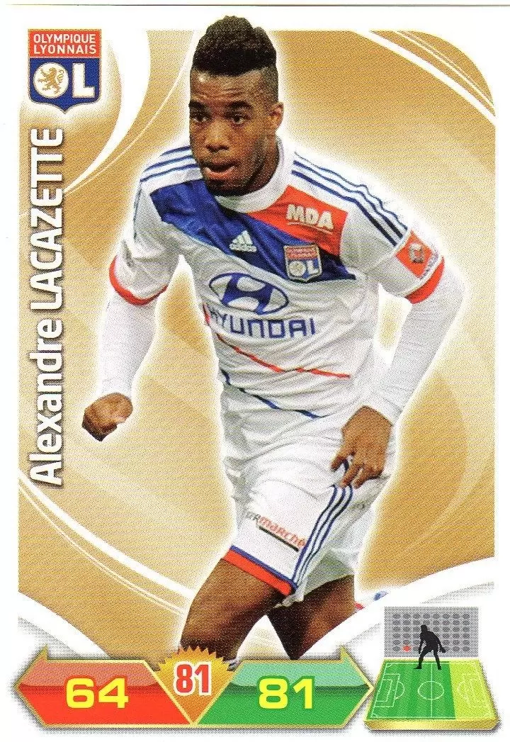 Adrenalyn XL 2012-2013 - Alexandre Lacazette - Lyon