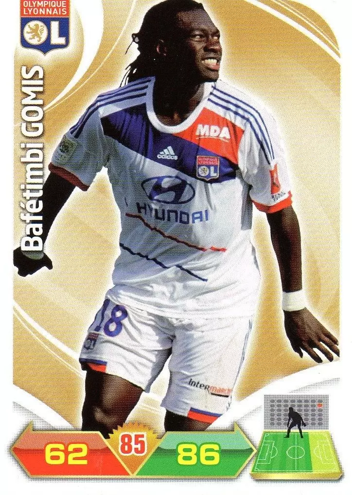 Adrenalyn XL 2012-2013 - Bafetimbi Gomis - Lyon