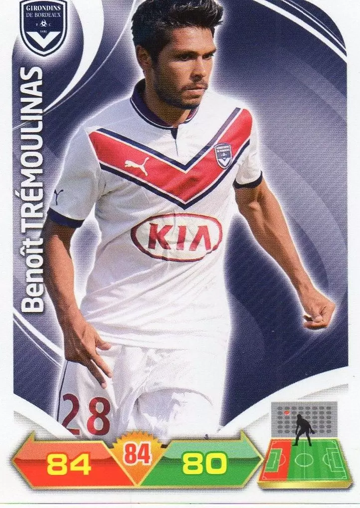 Adrenalyn XL 2012-2013 - Benoit Tremoulinas - Bordeaux
