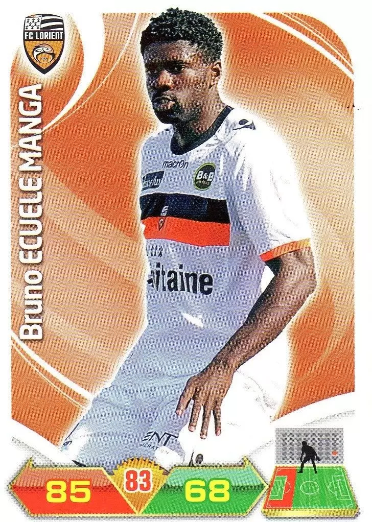 Adrenalyn XL 2012-2013 - Bruno Ecuele Manga - Lorient