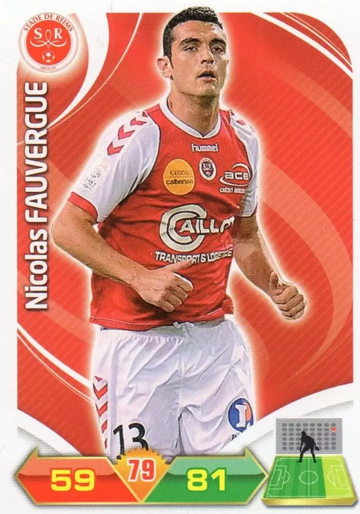 Adrenalyn XL 2012-2013 - Nicolas Fauvergue - Reims