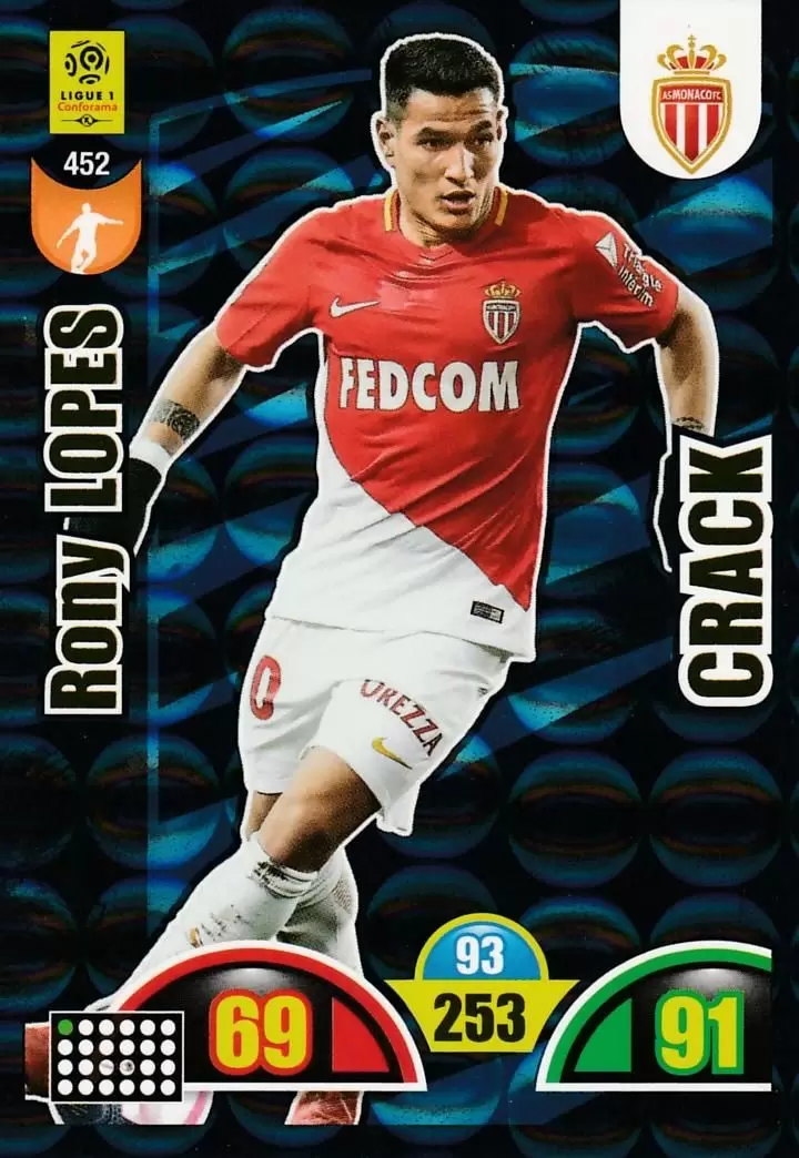 Adrenalyn XL : 2018-2019 (France) - Rony Lopes - AS Monaco