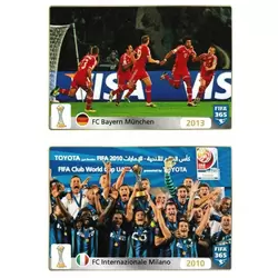 2013: FC Bayern München - 2010: FC Internazionale Milano - FIFA Club World Cup