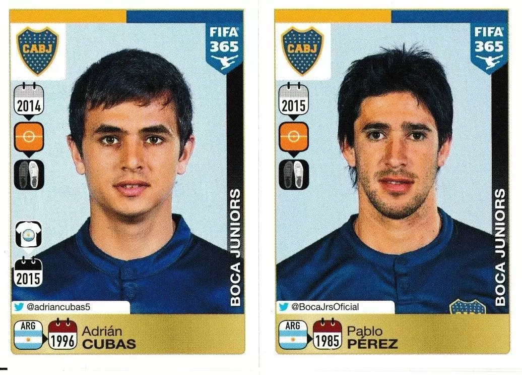 Fifa 365 2016 - Adrián Cubas - Pablo Pérez - Boca Juniors