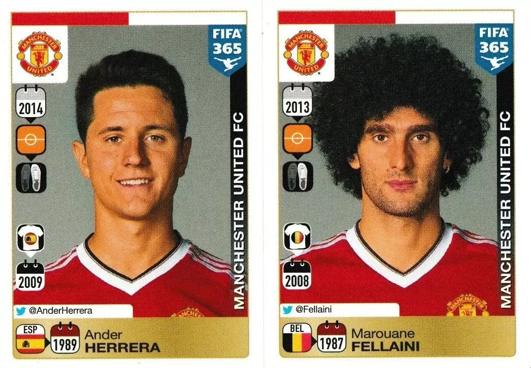 Fifa 365 2016 - Ander Herrera - Marouane Fellaini - Manchester United FC