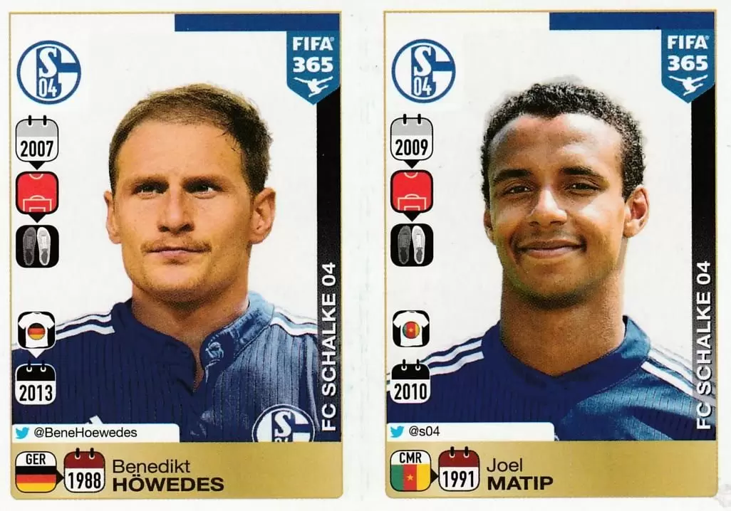 Fifa 365 2016 - Benedikt Höwedes-Joël Matip - Schalke 04