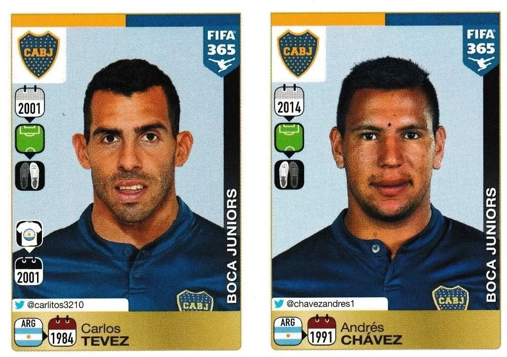 Fifa 365 2016 - Carlos Tevez - Andrés Chávez - Boca Juniors