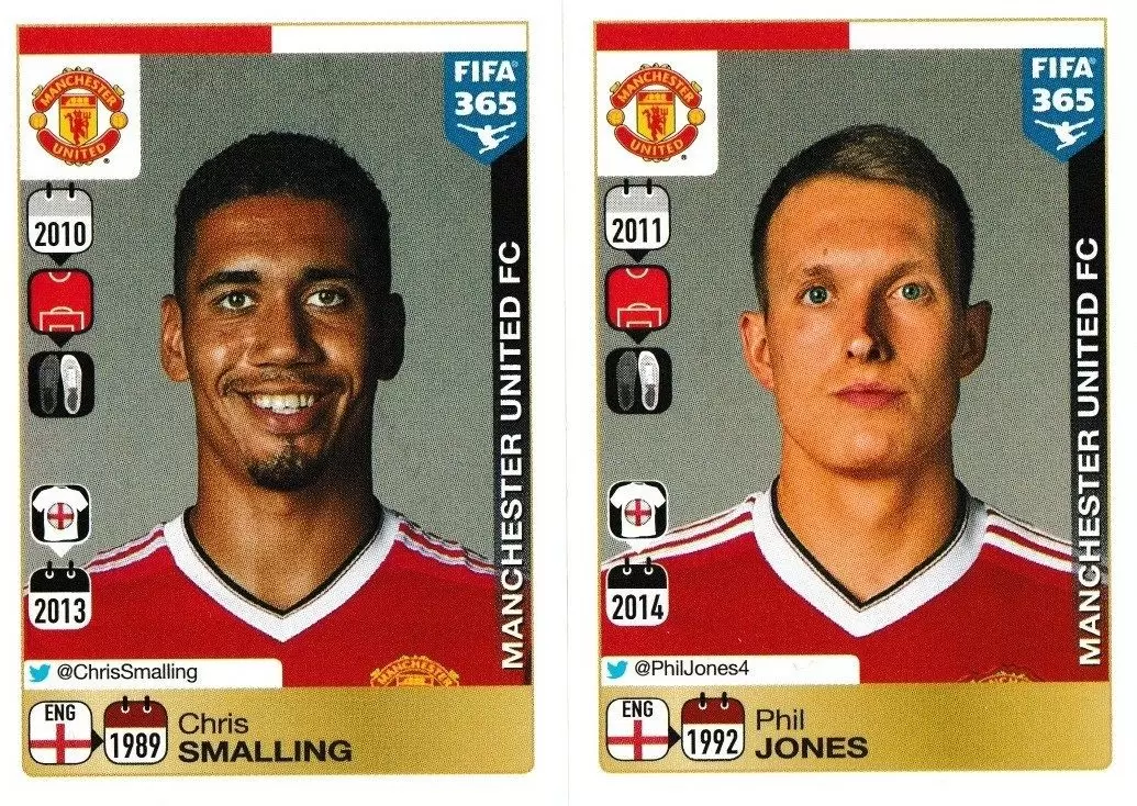 Fifa 365 2016 - Chris Smalling - Phil Jones - Manchester United FC