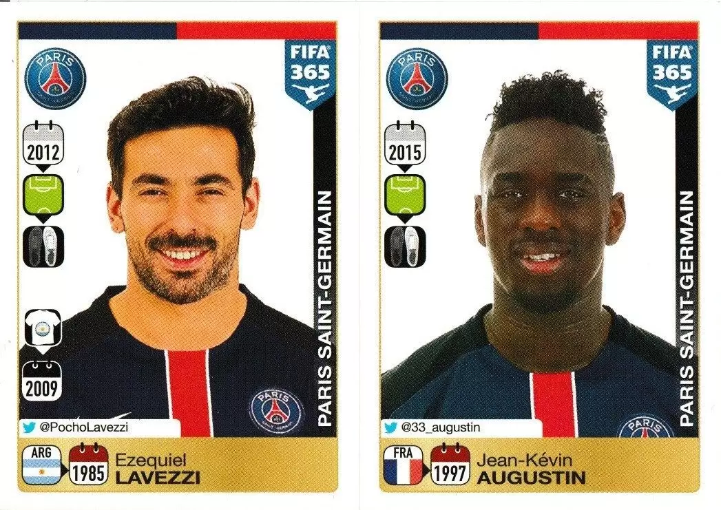 Fifa 365 2016 - Ezequiel Lavezzi - Jean-Kévin Augustin - Paris Saint-Germain