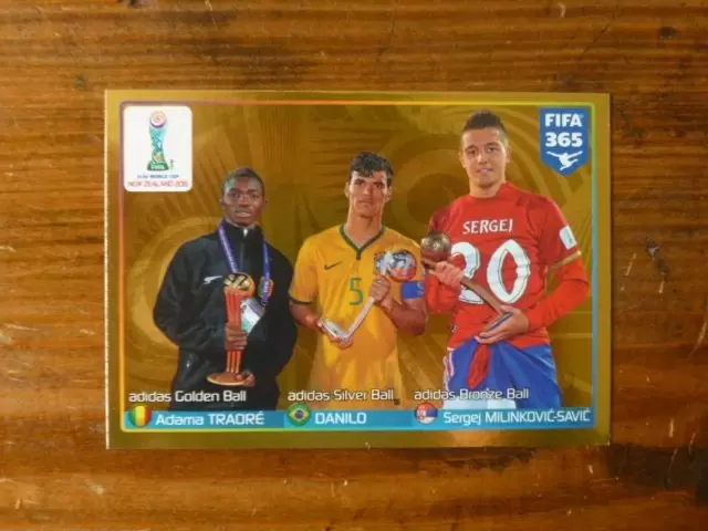 Fifa 365 2016 - Golden Ball - Adama Traoré / Silver Ball - Danilo / Bronze Ball - Sergej Milinković-Savić - FIFA U-20 World Cup