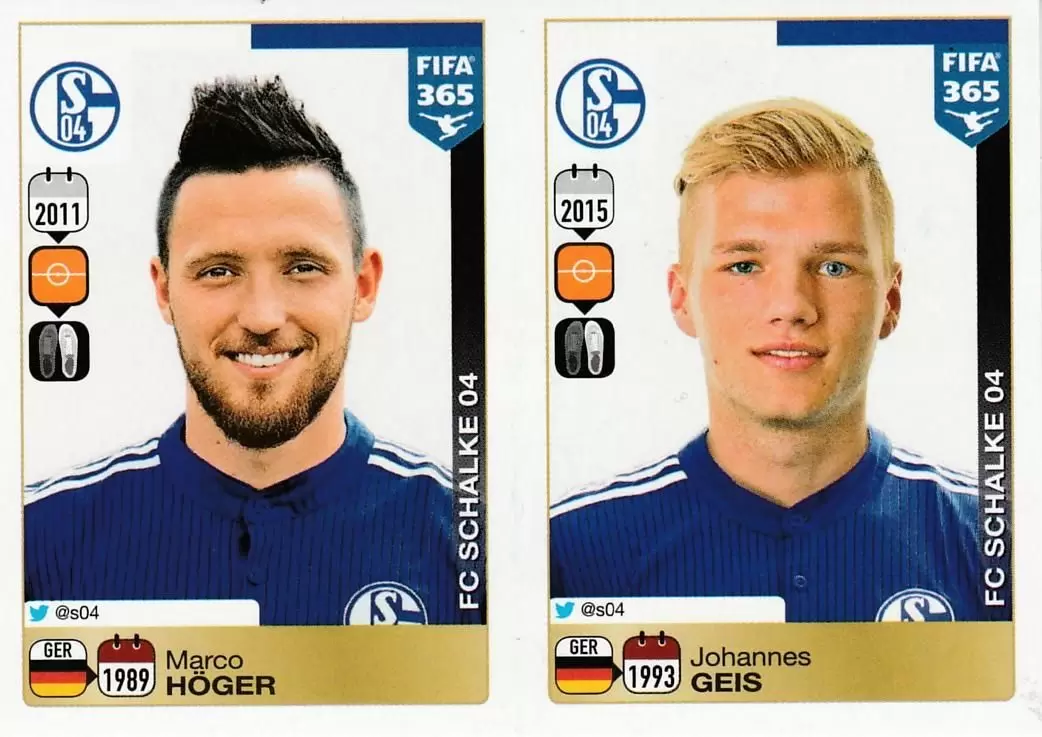 Fifa 365 2016 - Marco Höger-Johannes Geis - Schalke 04