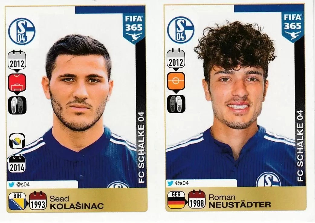 Fifa 365 2016 - Sead Kolašinac-Roman Neustädter - Schalke 04