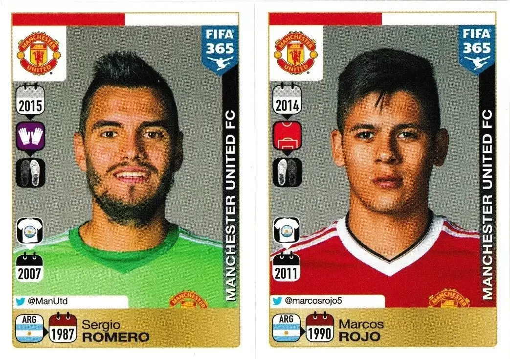 Fifa 365 2016 - Sergio Romero - Marcos Rojo - Manchester United FC