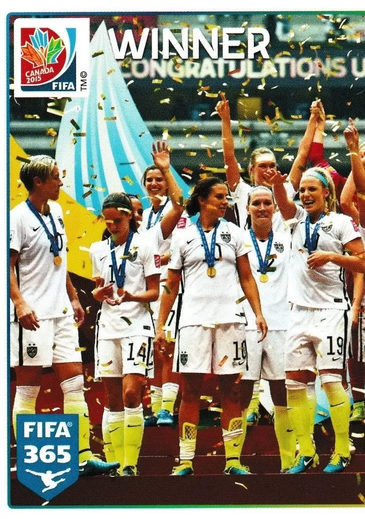 Fifa 365 2016 - Winner - USA (puzzle 1) - FIFA Women\'s World Cup
