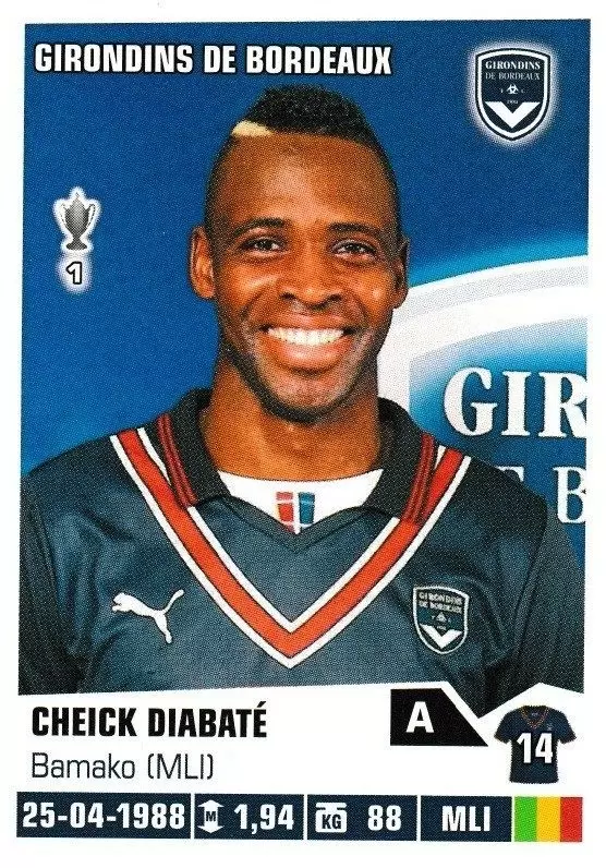 Foot 2013-2014 - Cheick Diabaté - Girondins de Bordeaux