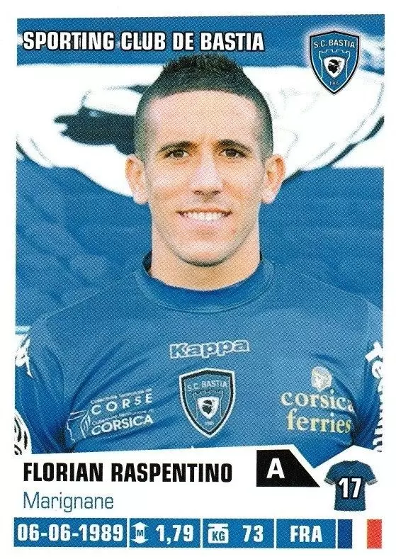 Foot 2013-2014 - Florian Raspentino - Sporting Club de Bastia