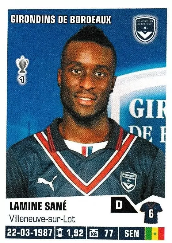 Foot 2013-2014 - Lamine Sane - Girondins de Bordeaux