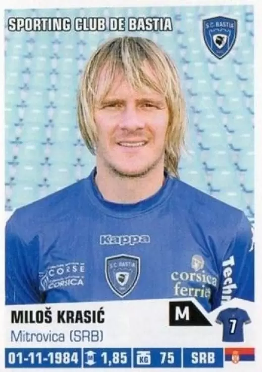 Foot 2013-2014 - Milos Krasic - Sporting Club de Bastia